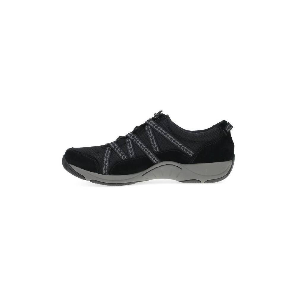 NEW DANSKO women's harlyn sneaker in black suede